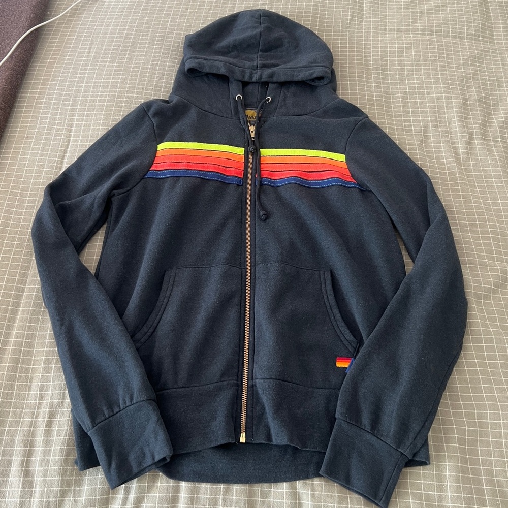 Aviator Nation Zip Up Hoodie - M
